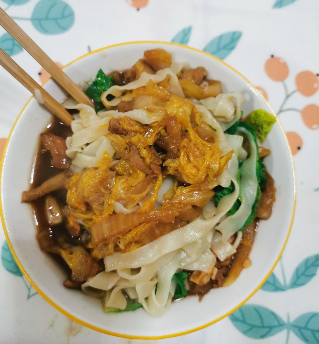 羊肉白菜捞面