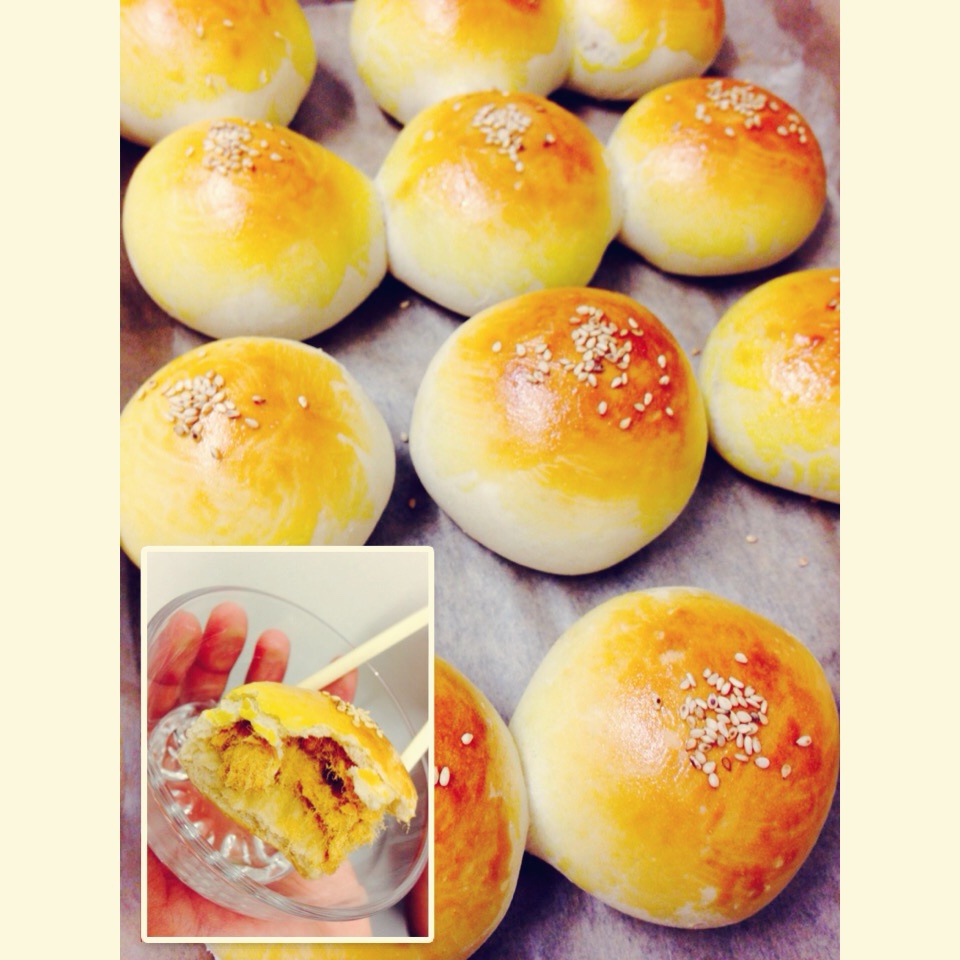 蛋白蜂蜜肉松面包（中种）