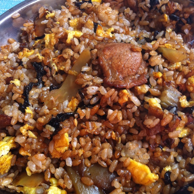 低卡瘦身紫菜蛋炒饭