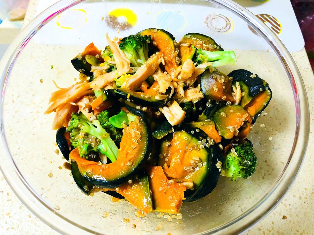 香烤南瓜藜麦沙拉【食材包操作说明】