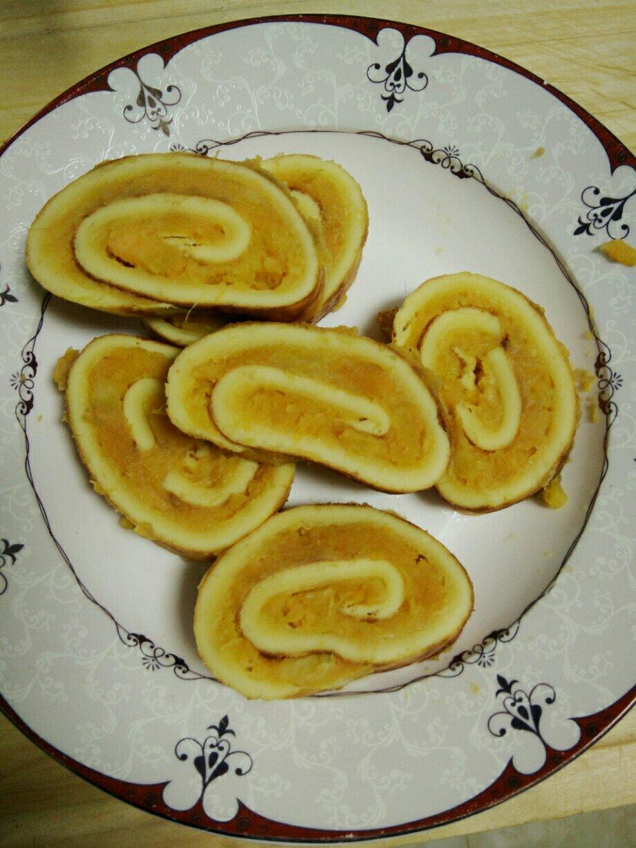 紫薯鸡蛋卷