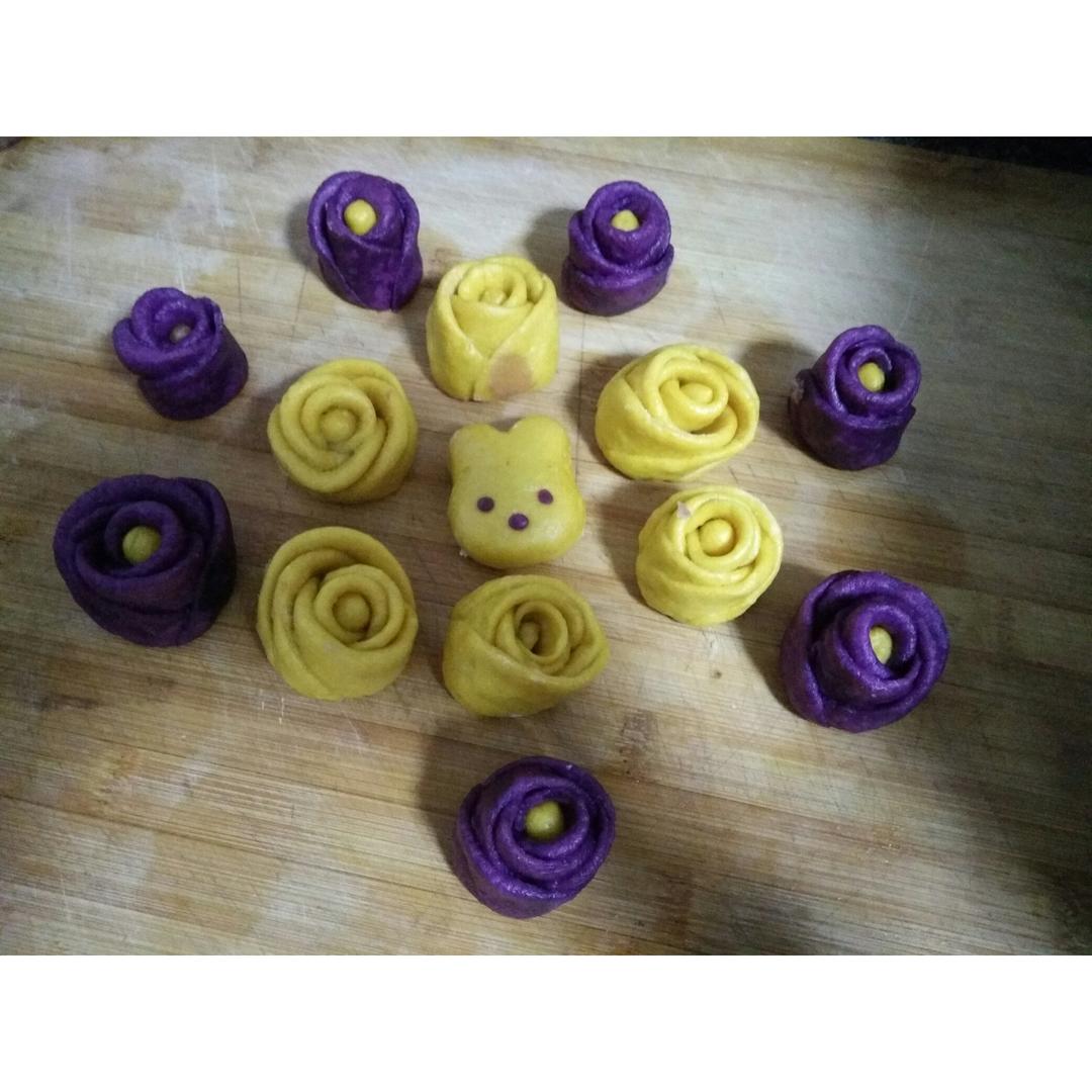 玫瑰花馒头