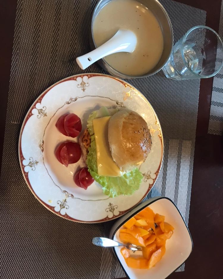 全麦汉堡胚