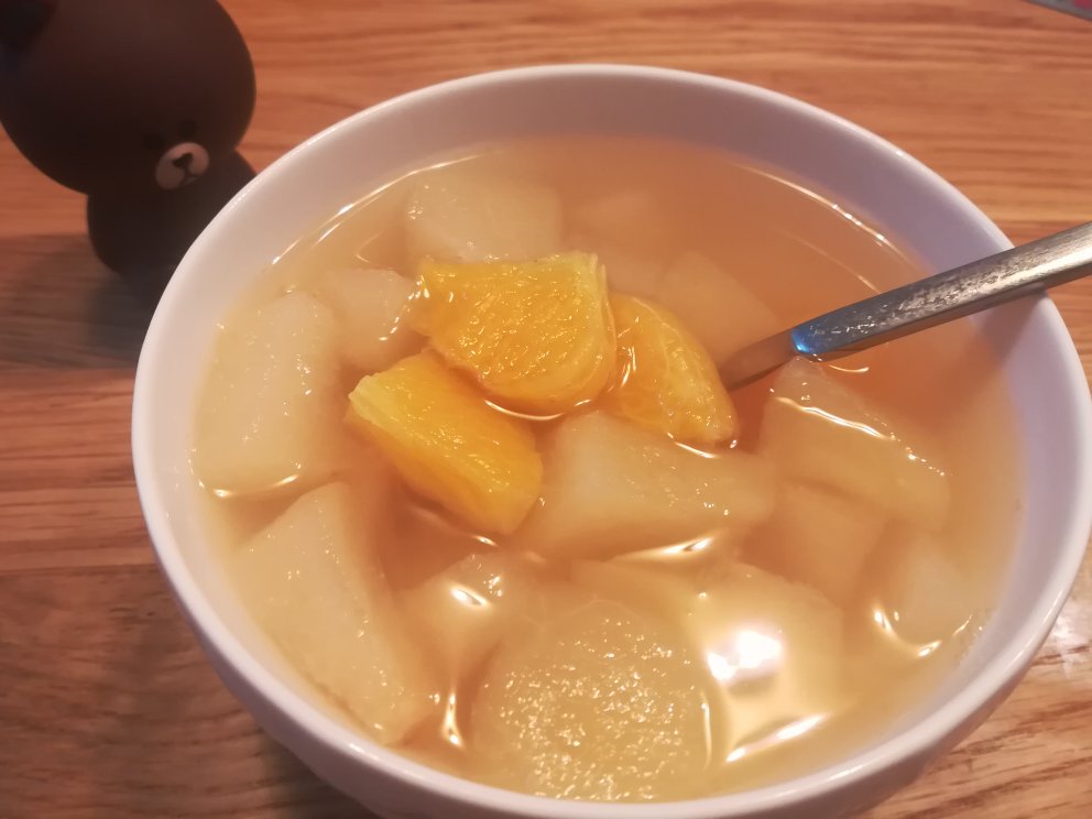 暖心苹果梨橘甜汤