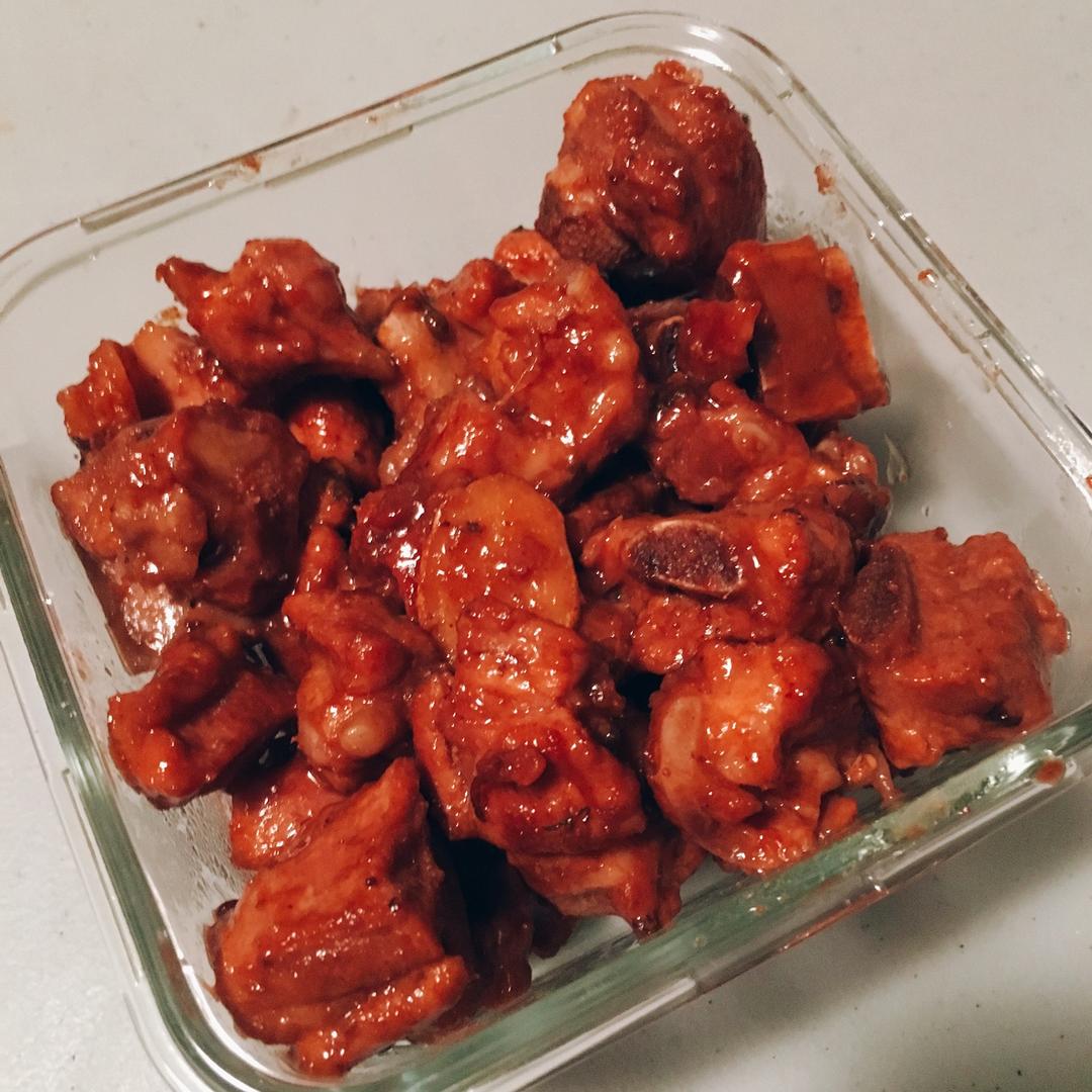 腐乳烧排骨（少油版）