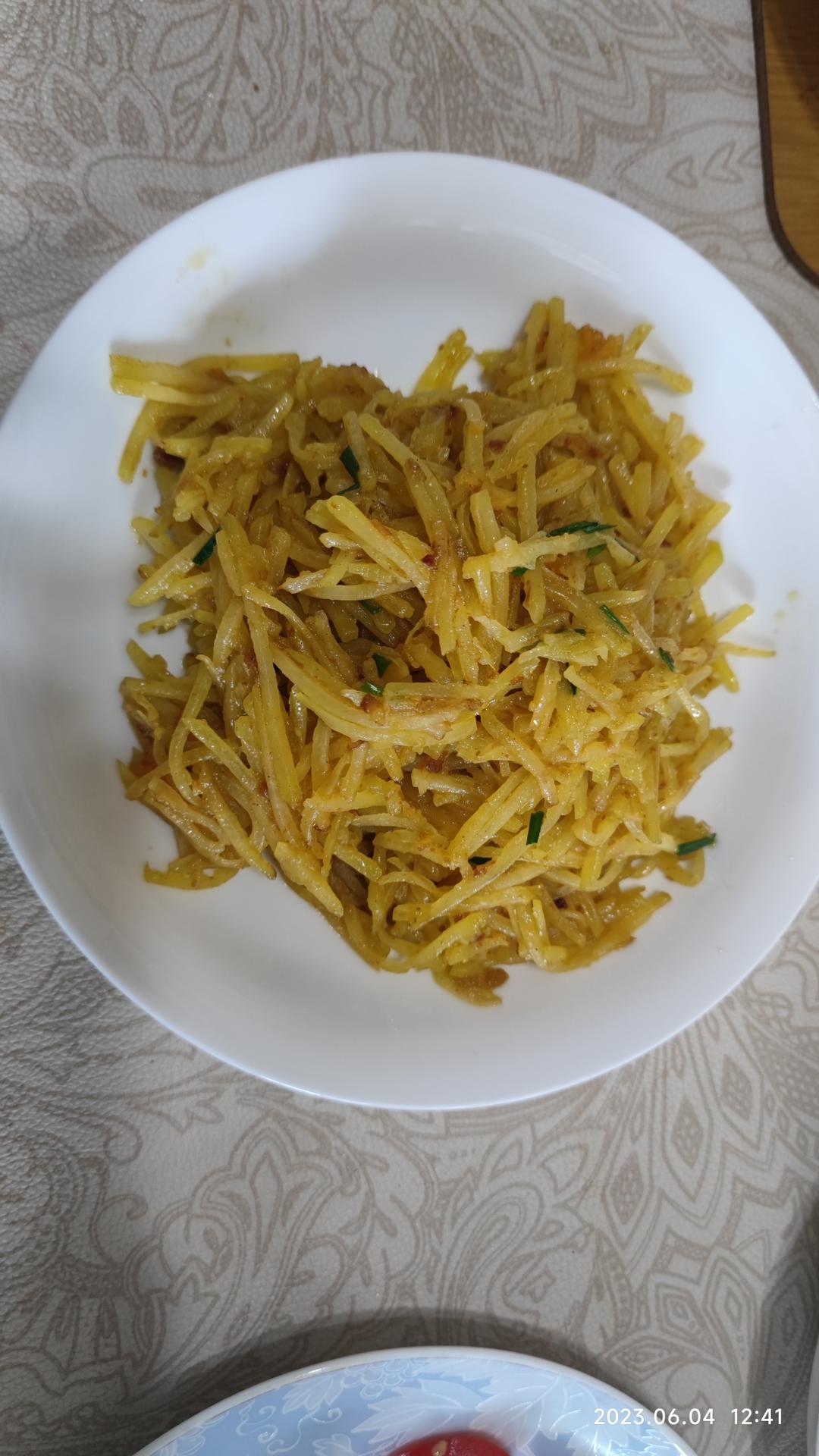 咸蛋黄土豆丝