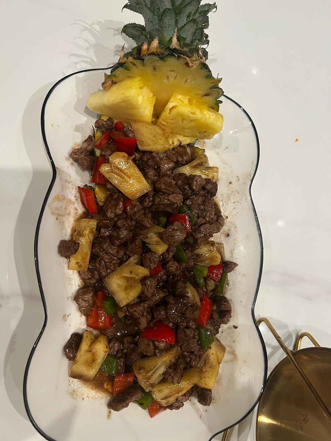 特开胃牛肉炒菠萝