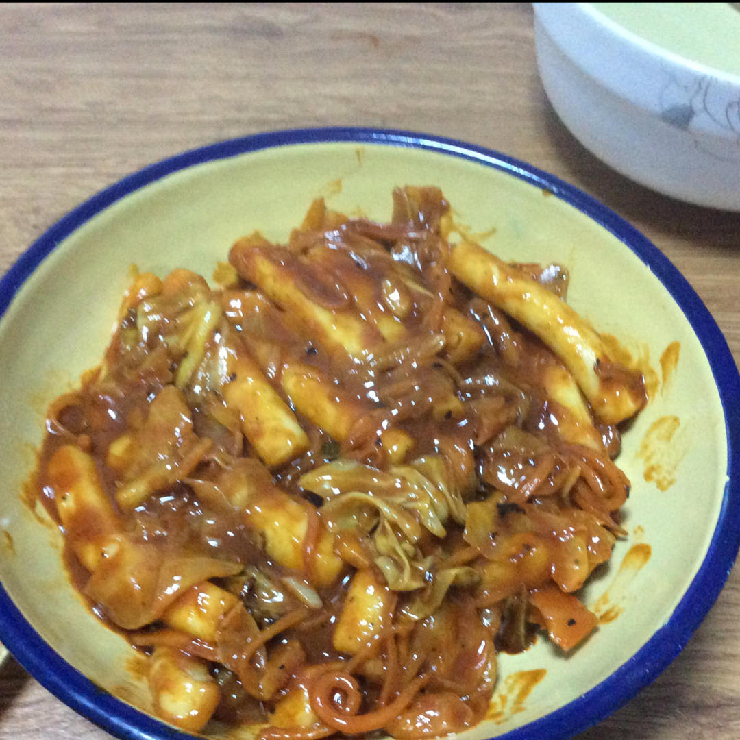 韩式辣炒年糕（or网红芝士套路之芝心年糕）