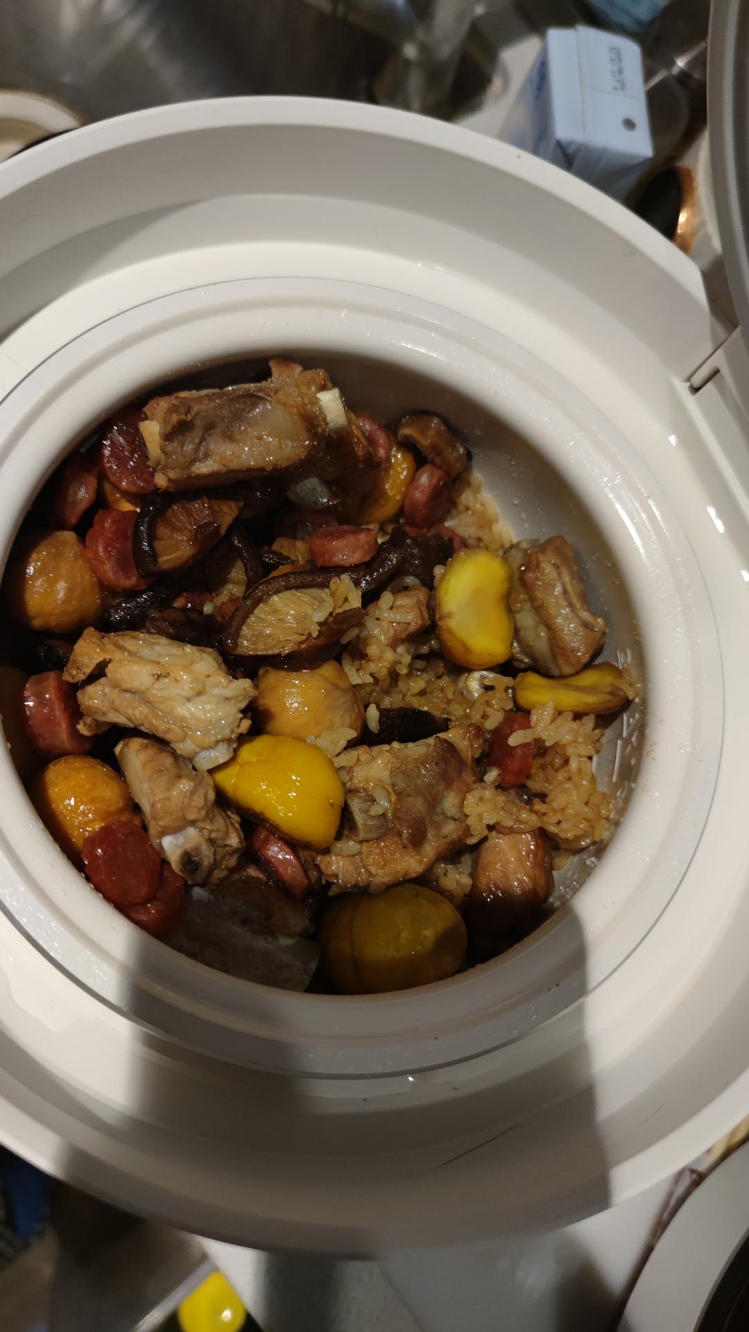 板栗排骨焖饭
