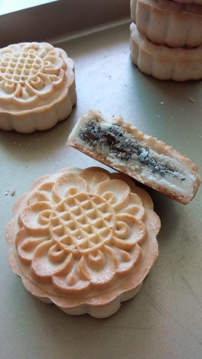 火舞的飘雪一号做的京式提浆月饼