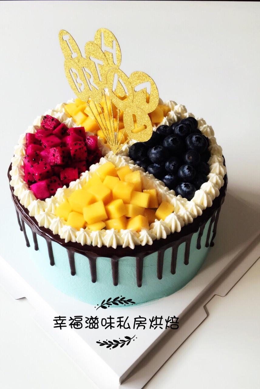 淡奶油裱花蛋糕