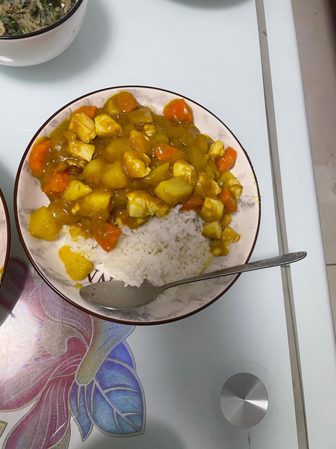 鸡肉咖喱饭