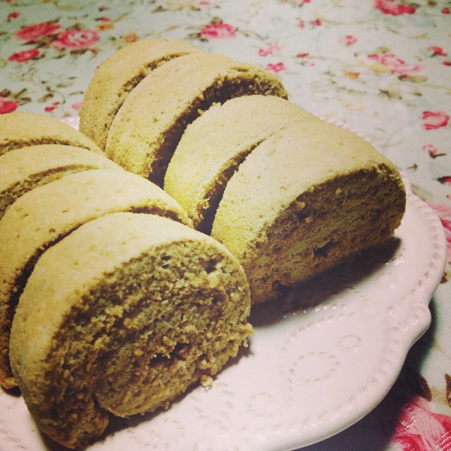 （消灭蛋白）无油抹茶蛋白蛋糕卷