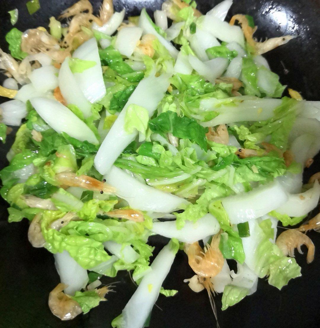 白菜炒虾皮