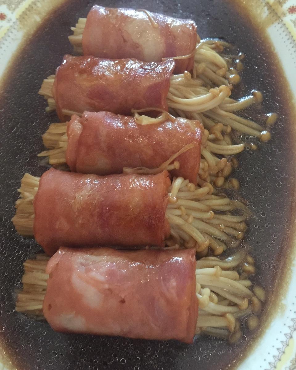 金针菇培根卷