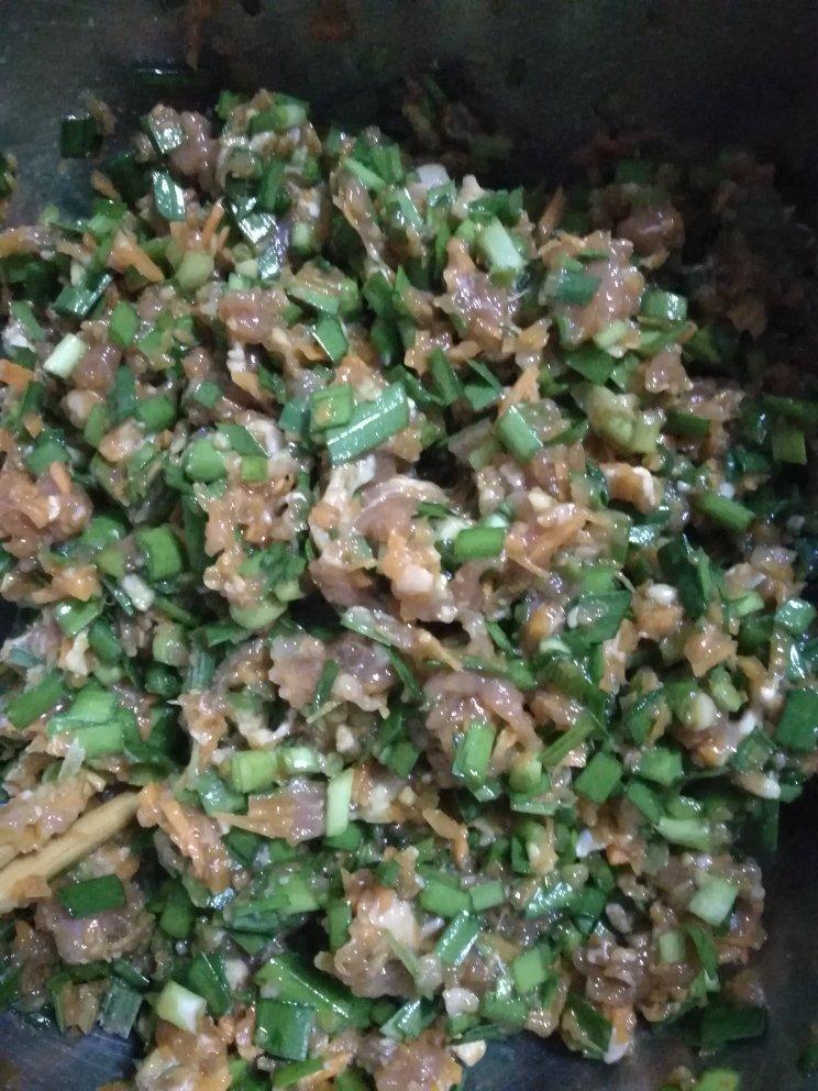 韭菜猪肉水饺