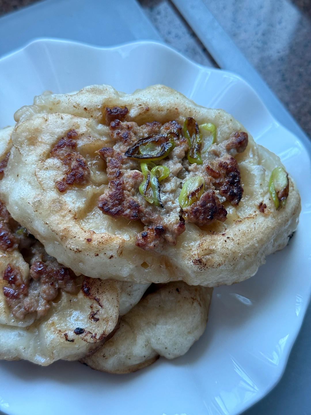 发面鲜肉饼