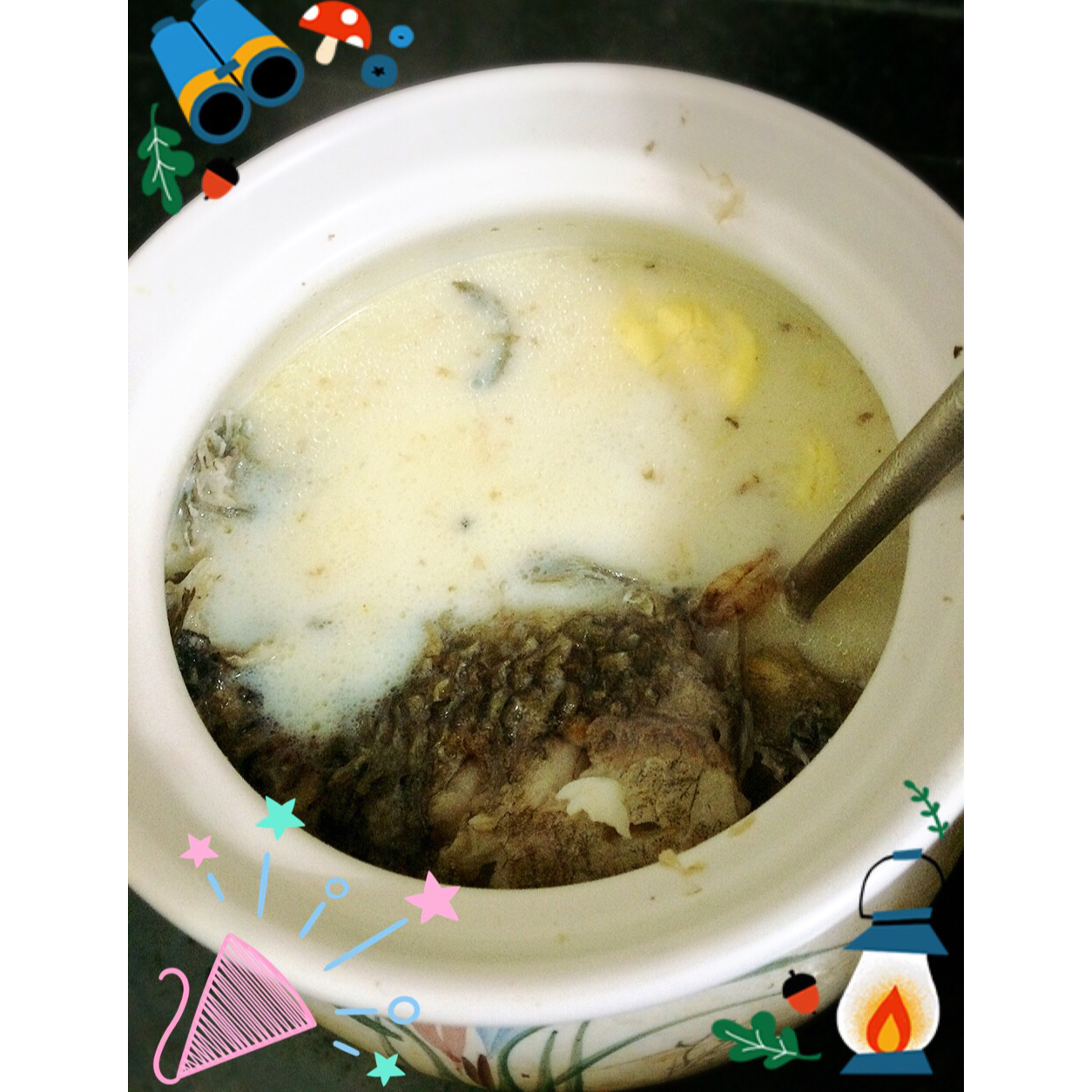 下奶神器之白花花滴鲜甜煎蛋鲫鱼汤