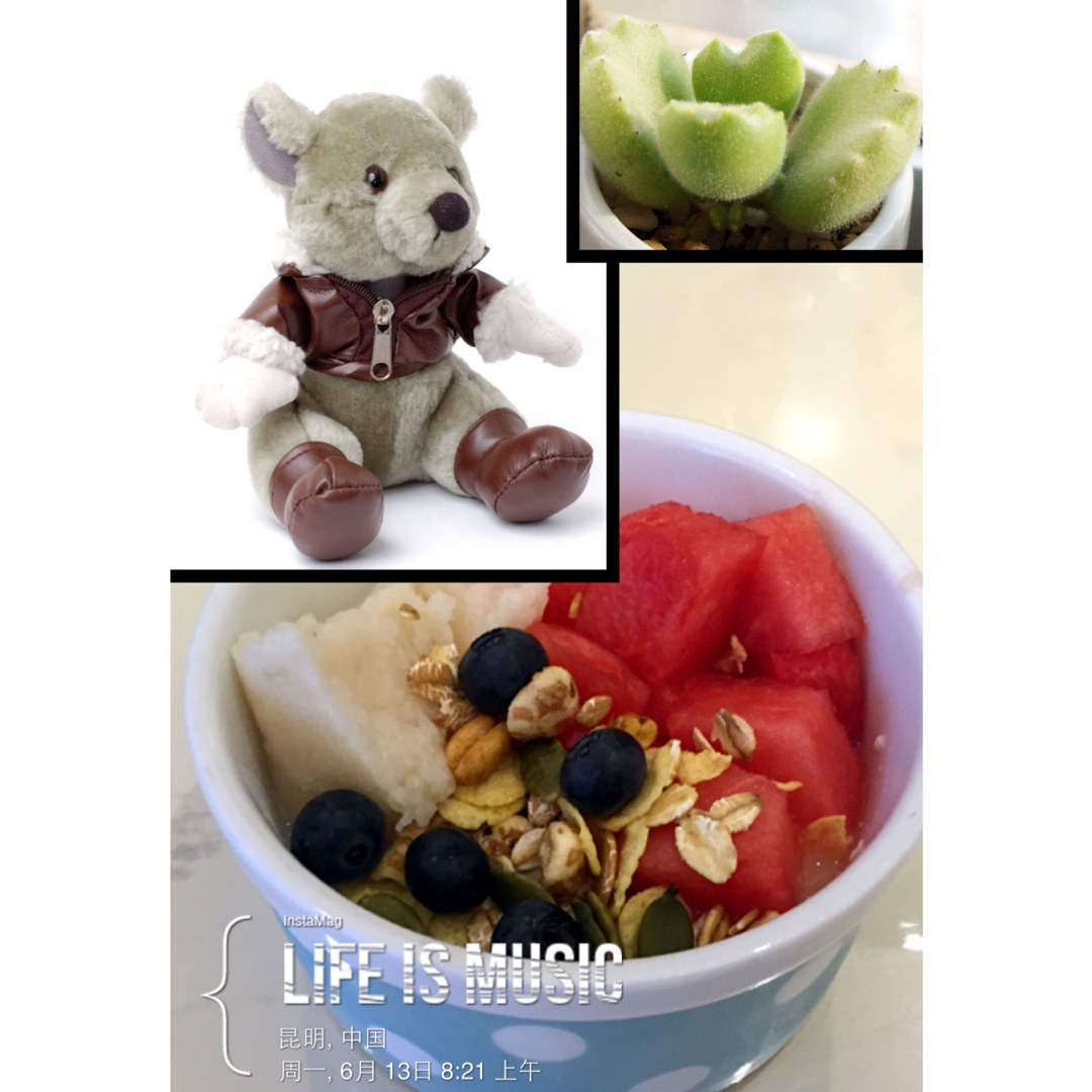 酒酿酸奶parfait