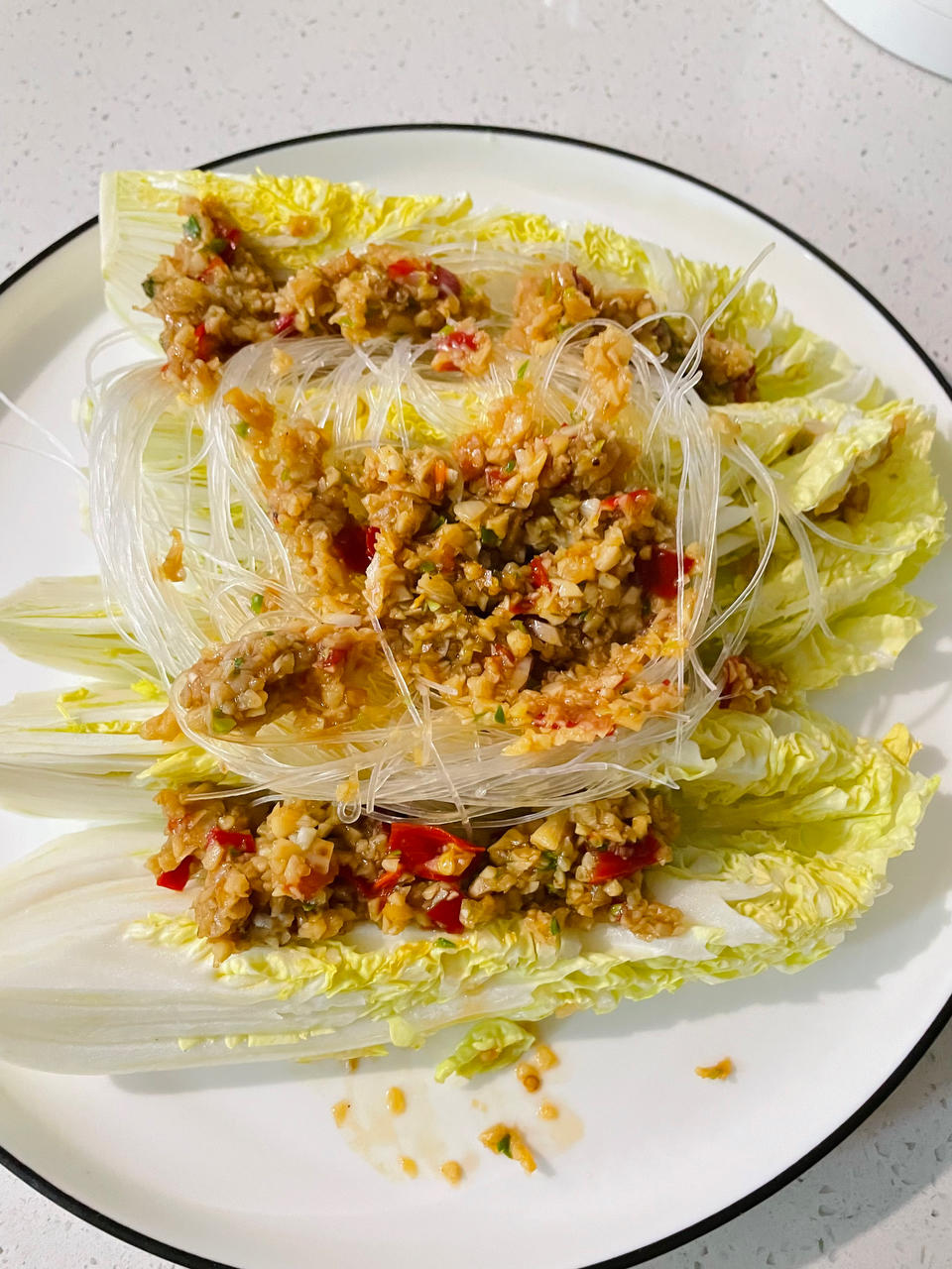 蒜蓉粉丝娃娃菜