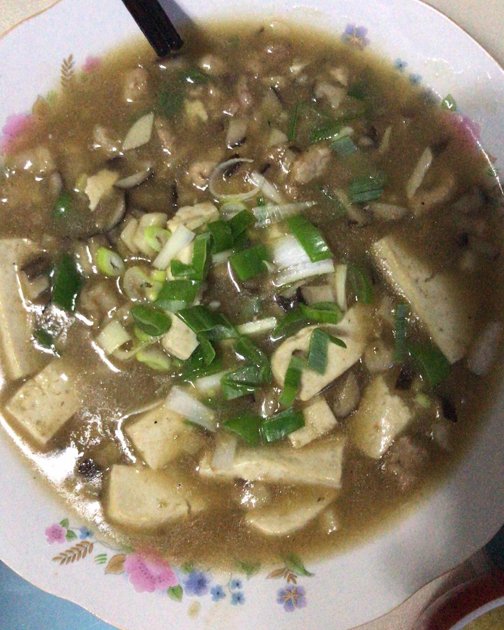 超级下饭的香菇肉沫豆腐