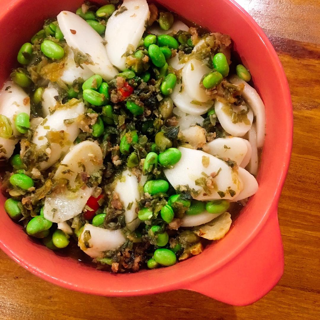 虎家私厨做的雪菜年糕