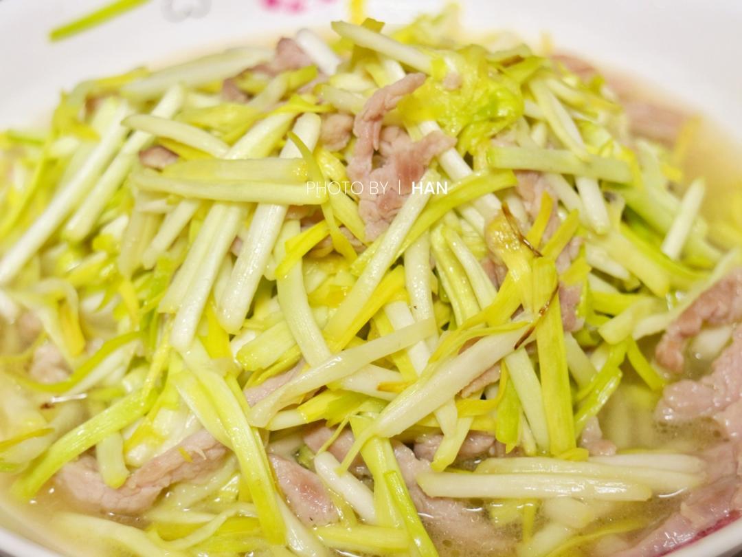 韭黄肉丝炒鸡蛋