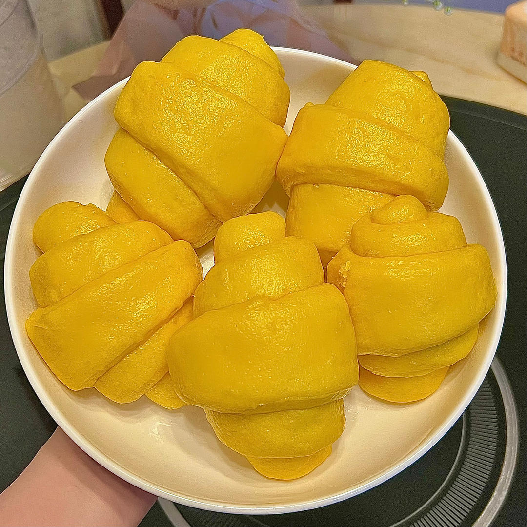 南瓜牛角馒头🎃🥐的做法