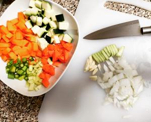 【减脂一人食】营养蔬菜浓汤（豆浆机）的做法 步骤2