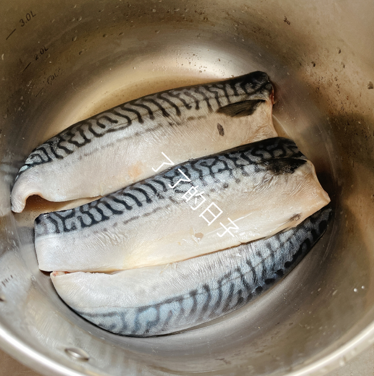 盐烤青花鱼～～最普通的日式烤鱼的做法 步骤1