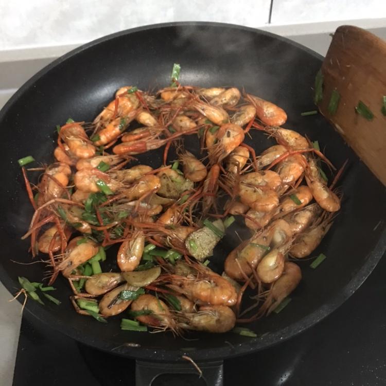 椒盐河虾