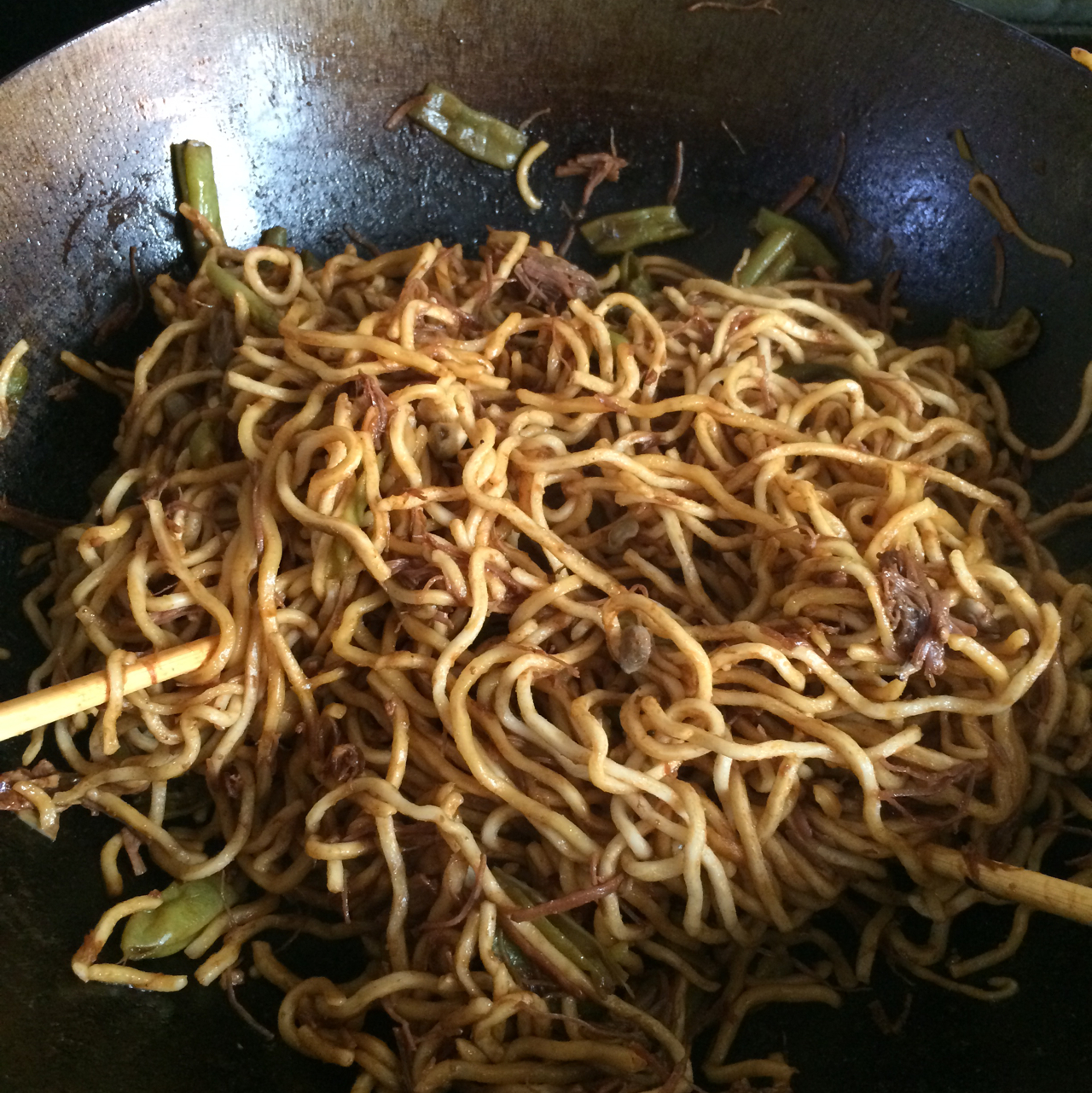 豆角焖面
