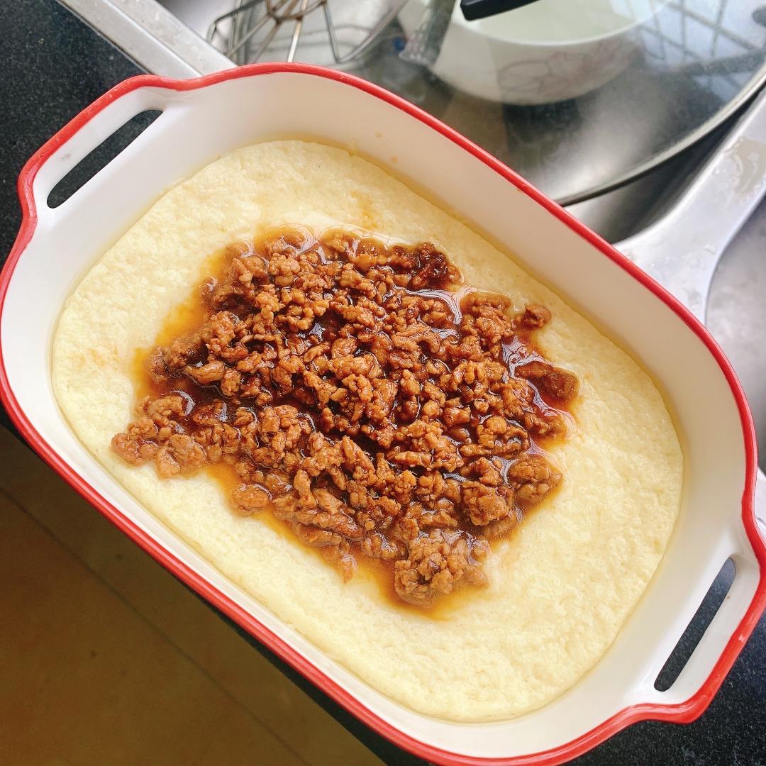 巨嫩滑肉末蒸蛋 大人小孩都爱吃