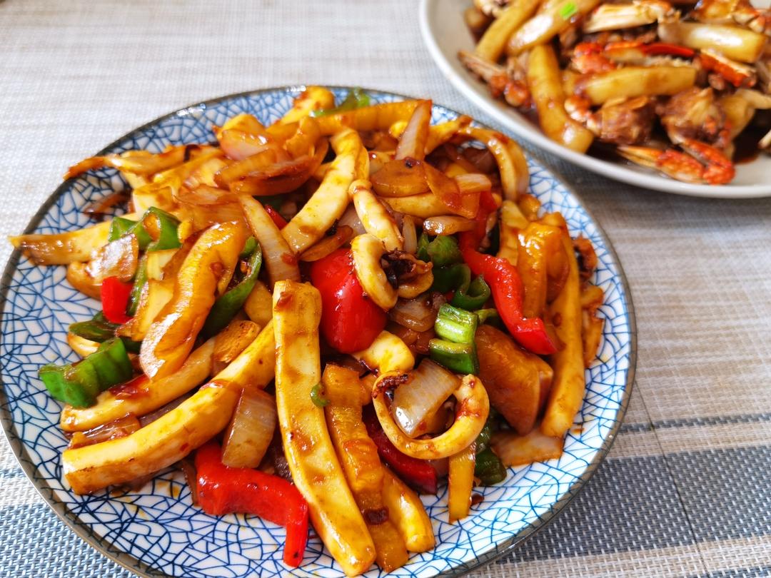 爆炒香辣鱿鱼
