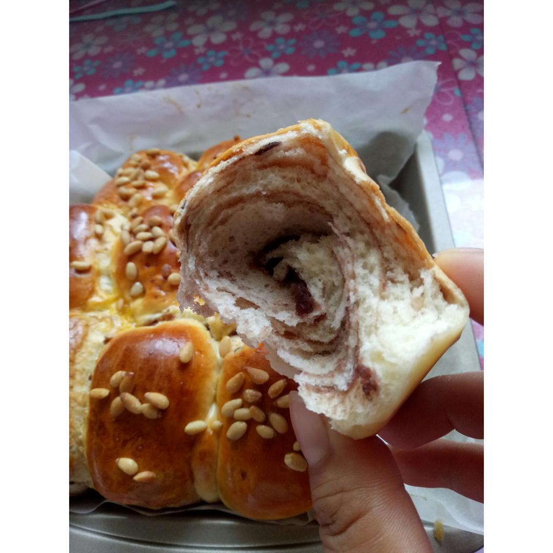 牛奶杏仁片排包