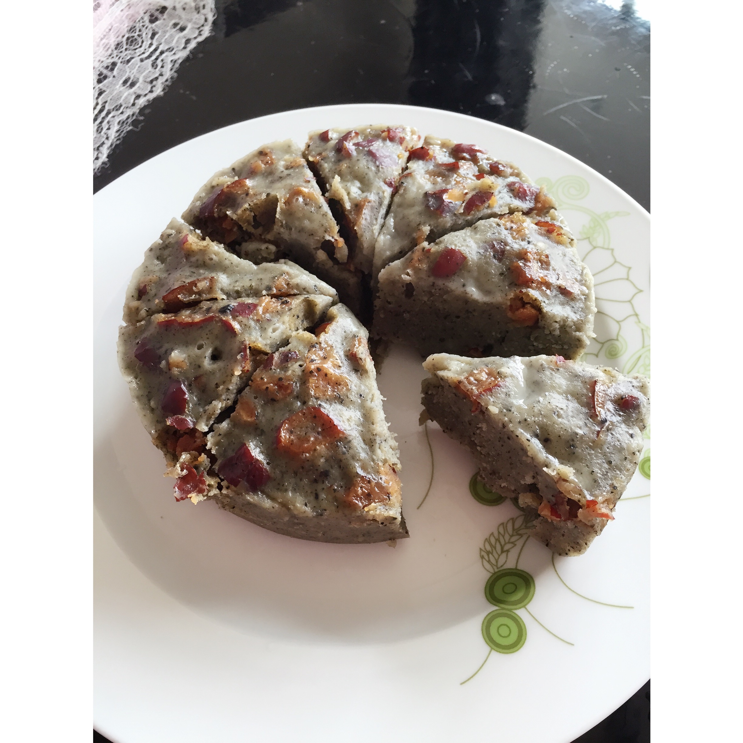 玉米核桃蒸糕