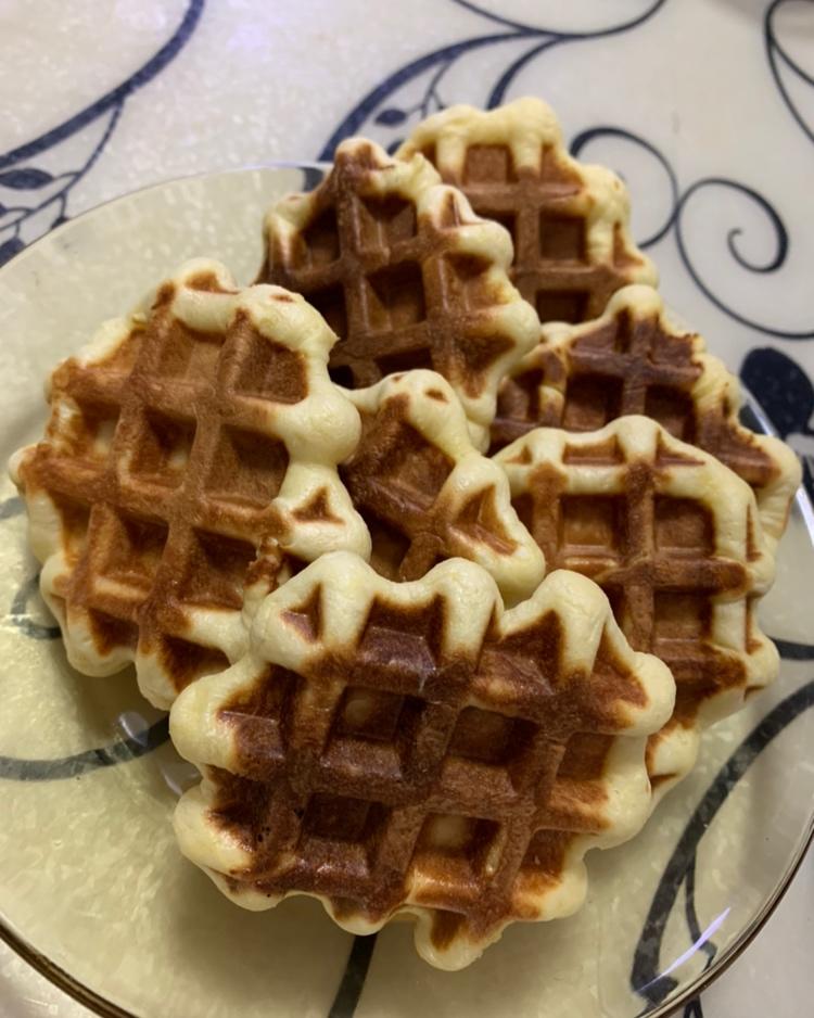 快手美味华夫饼（非泡打粉版本）