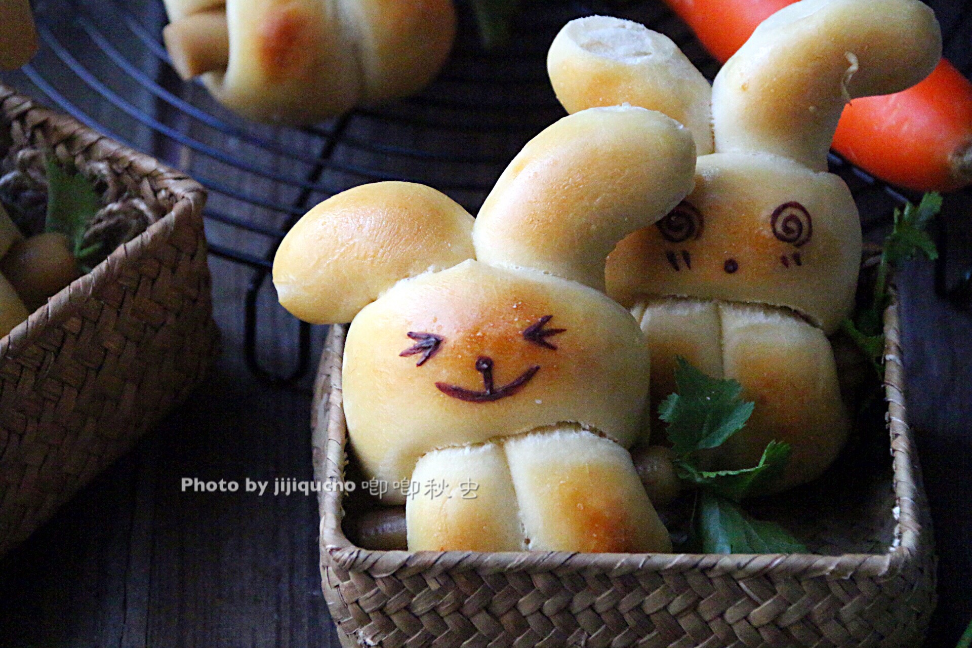 兔子热狗面包#东菱厨师机c08#的做法