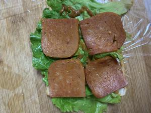 草原红火锅蘸料版三明治 超级好吃。低卡的做法 步骤7