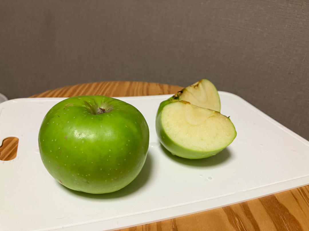 青苹果酱拌芝士火腿