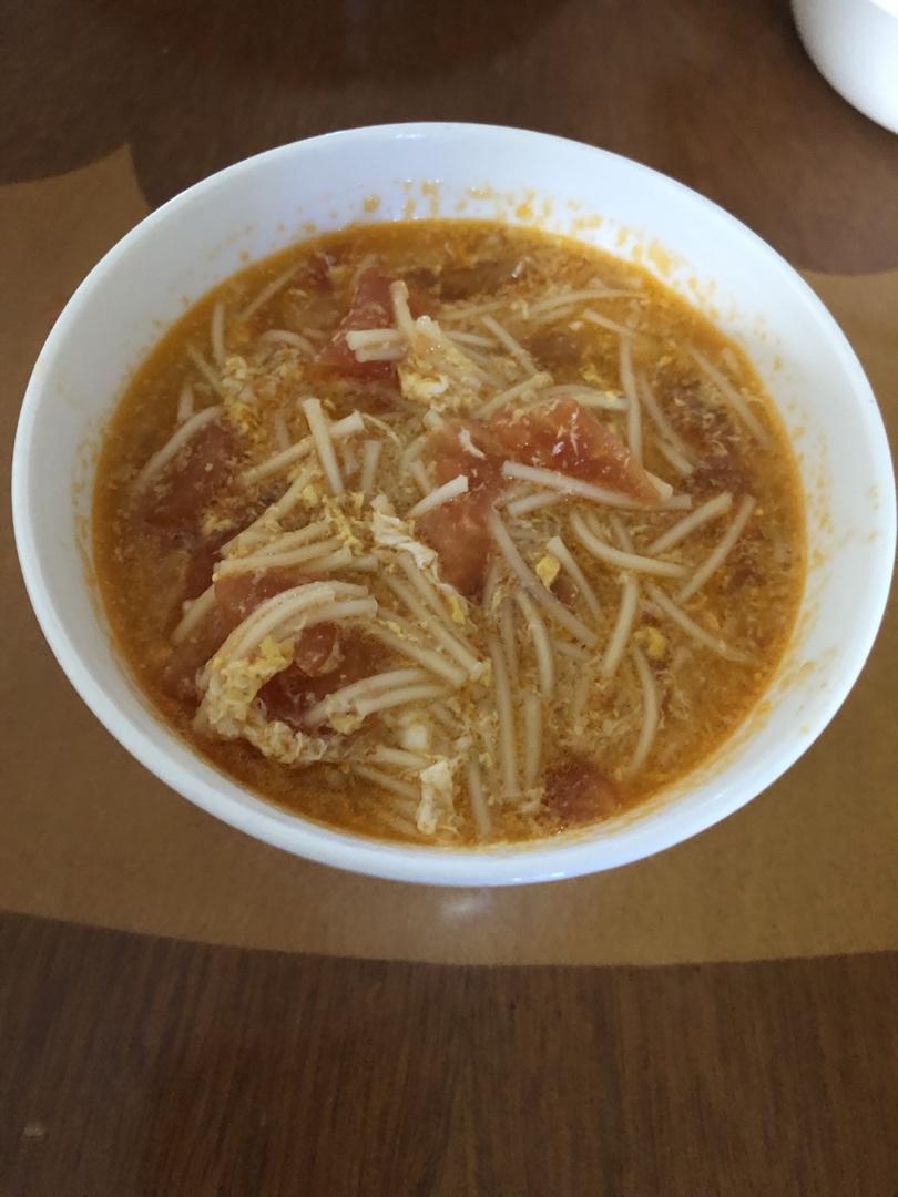 宝宝辅食 番茄肉末面
