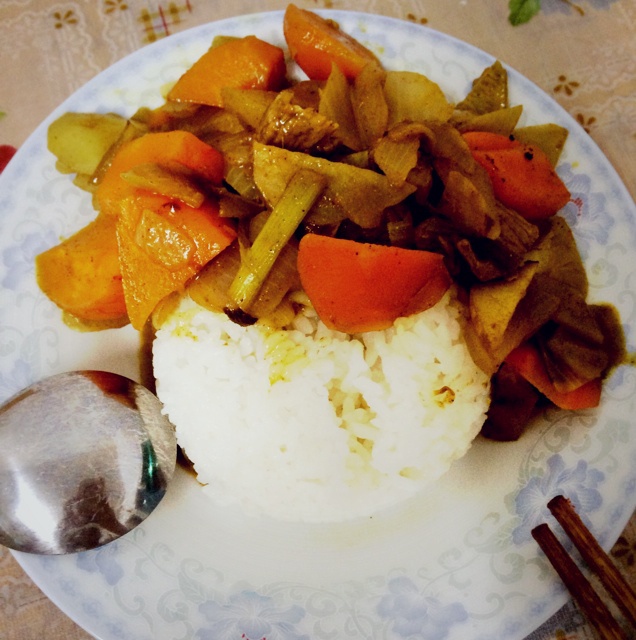 咖喱土豆牛肉