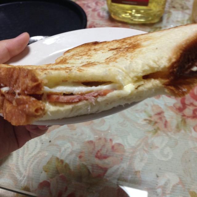 快手三明治的做法