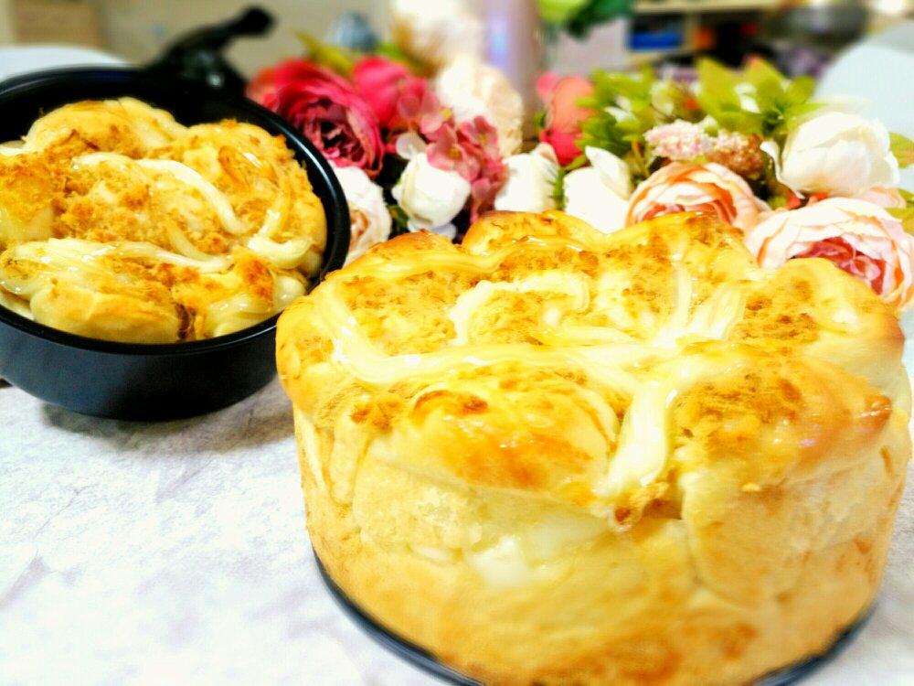 肉松手撕面包—超软会爆浆的面包哟