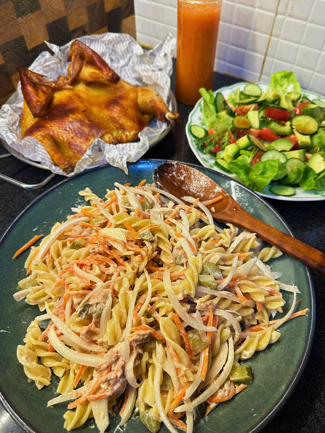 金枪鱼螺旋意面