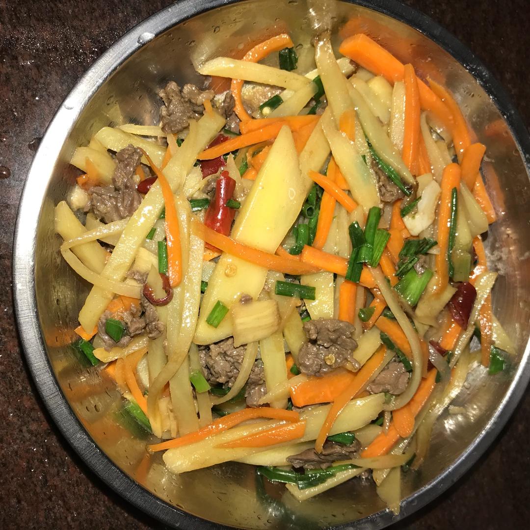 土豆炒牛肉