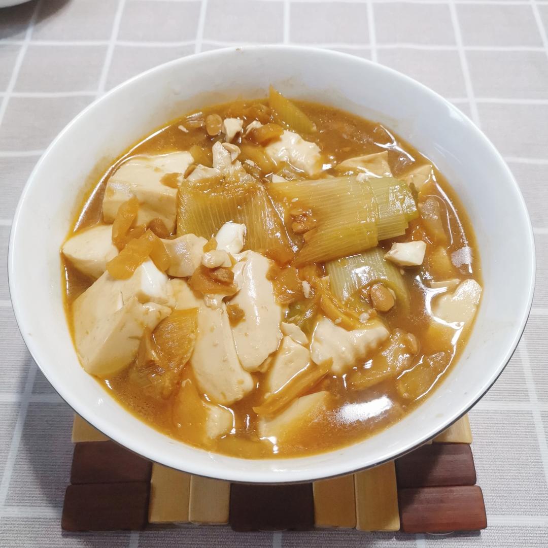 黄豆酱烧豆腐