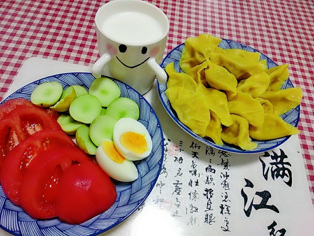 猪肉白菜馅制作（彩色饺子）
