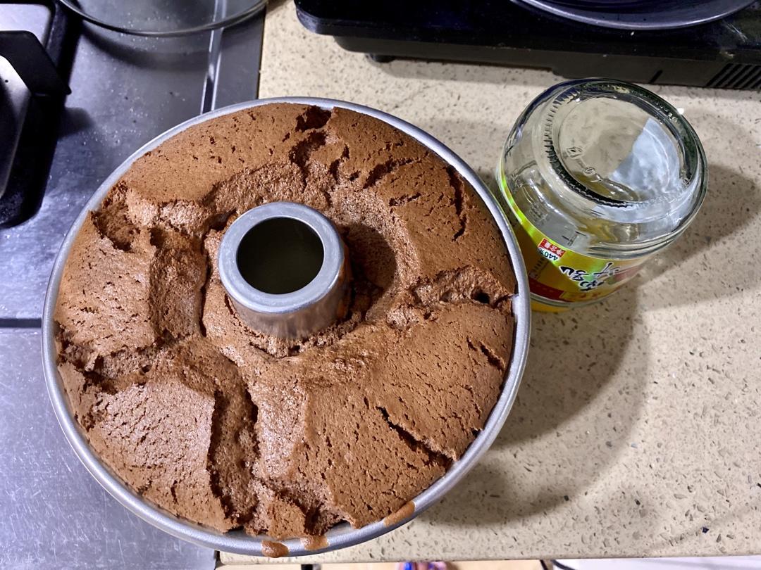 不消泡的巧克力戚风