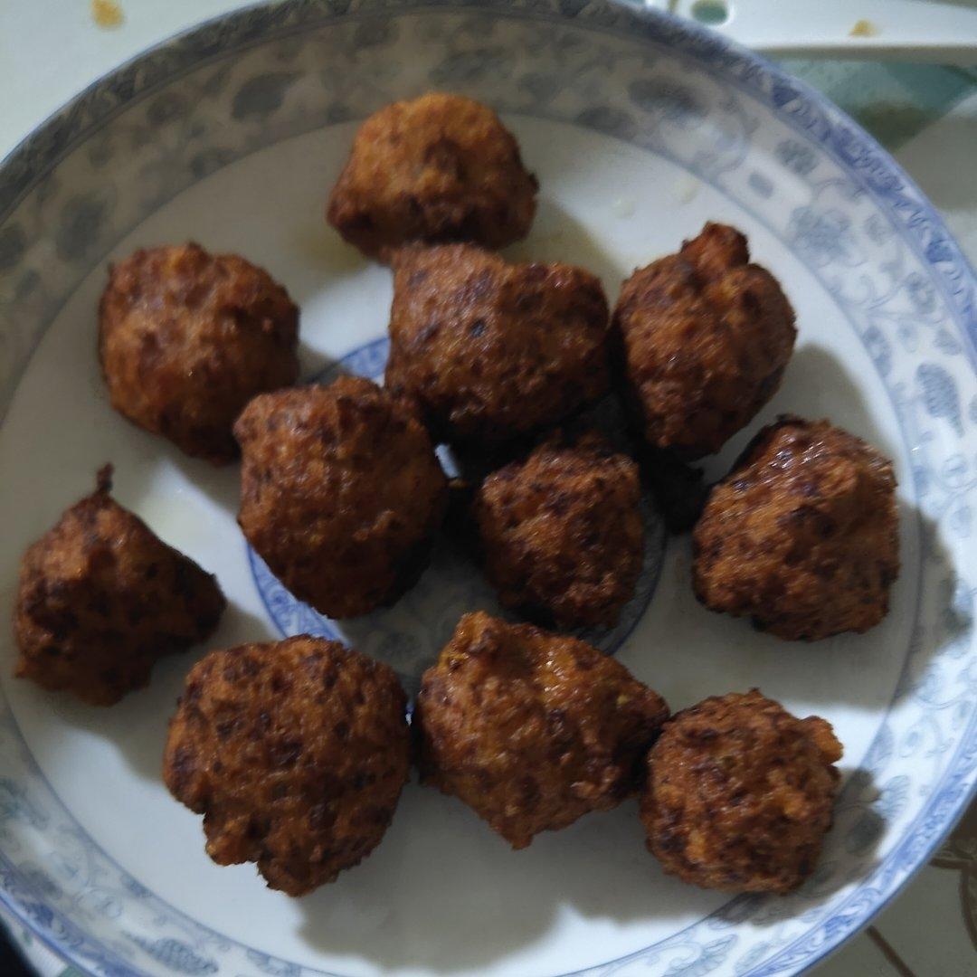 空气炸锅鸡胸肉丸子